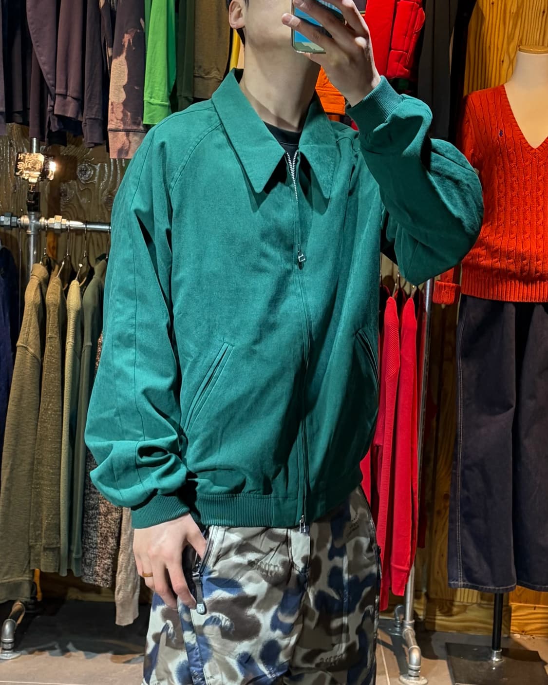 (새상품) L 벌스데이수트 핀업걸 그린 스카잔 상품이미지2