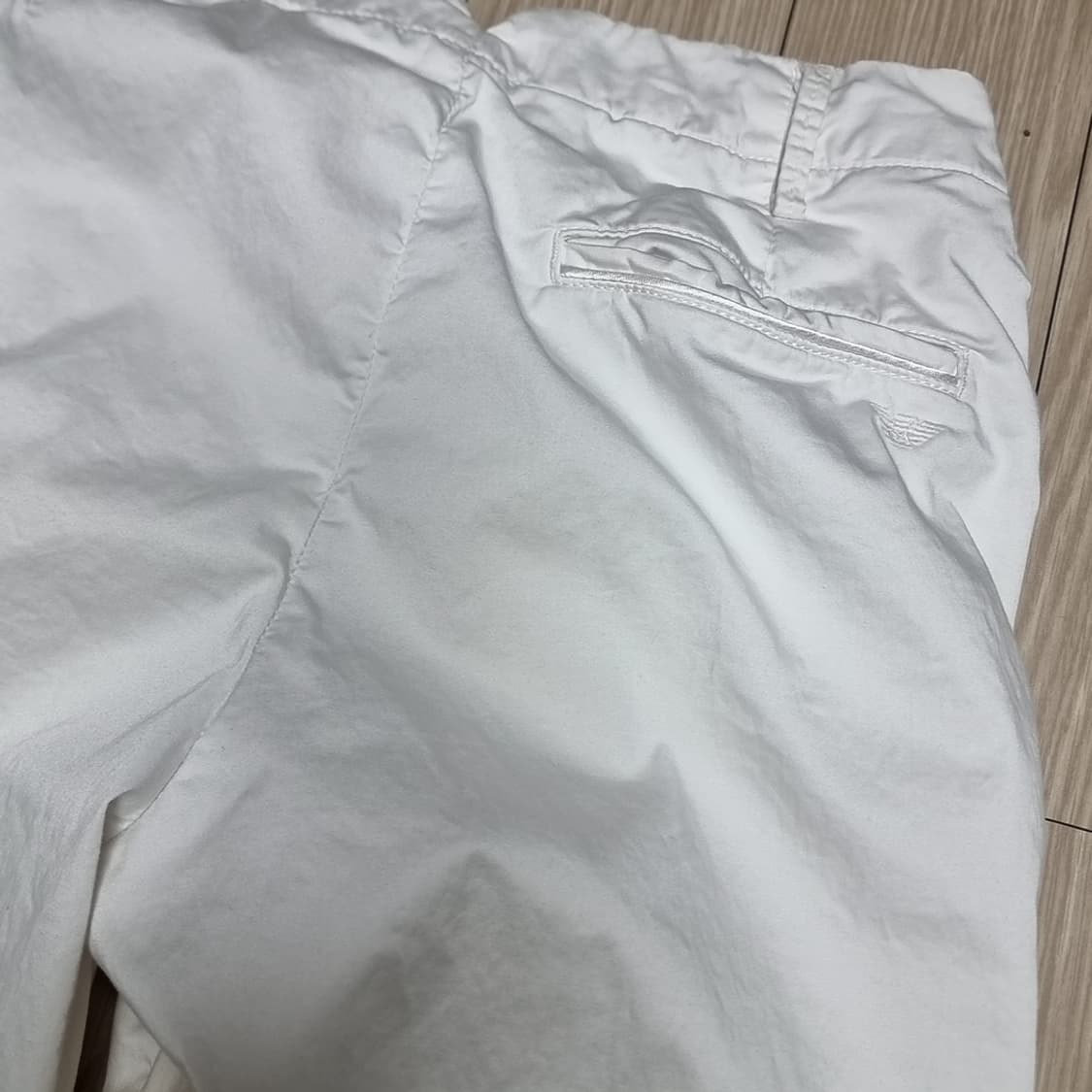 엠프리오 아르마니 화이트 면바지 여성용(64-84) 상품이미지3