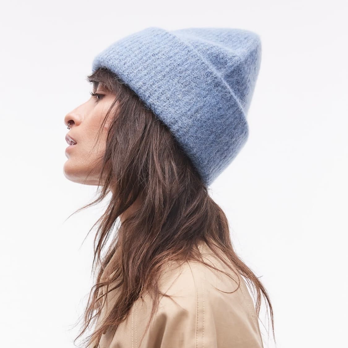 Arket 아르켓 알파카 비니 스카이블루 (OS) 상품이미지7