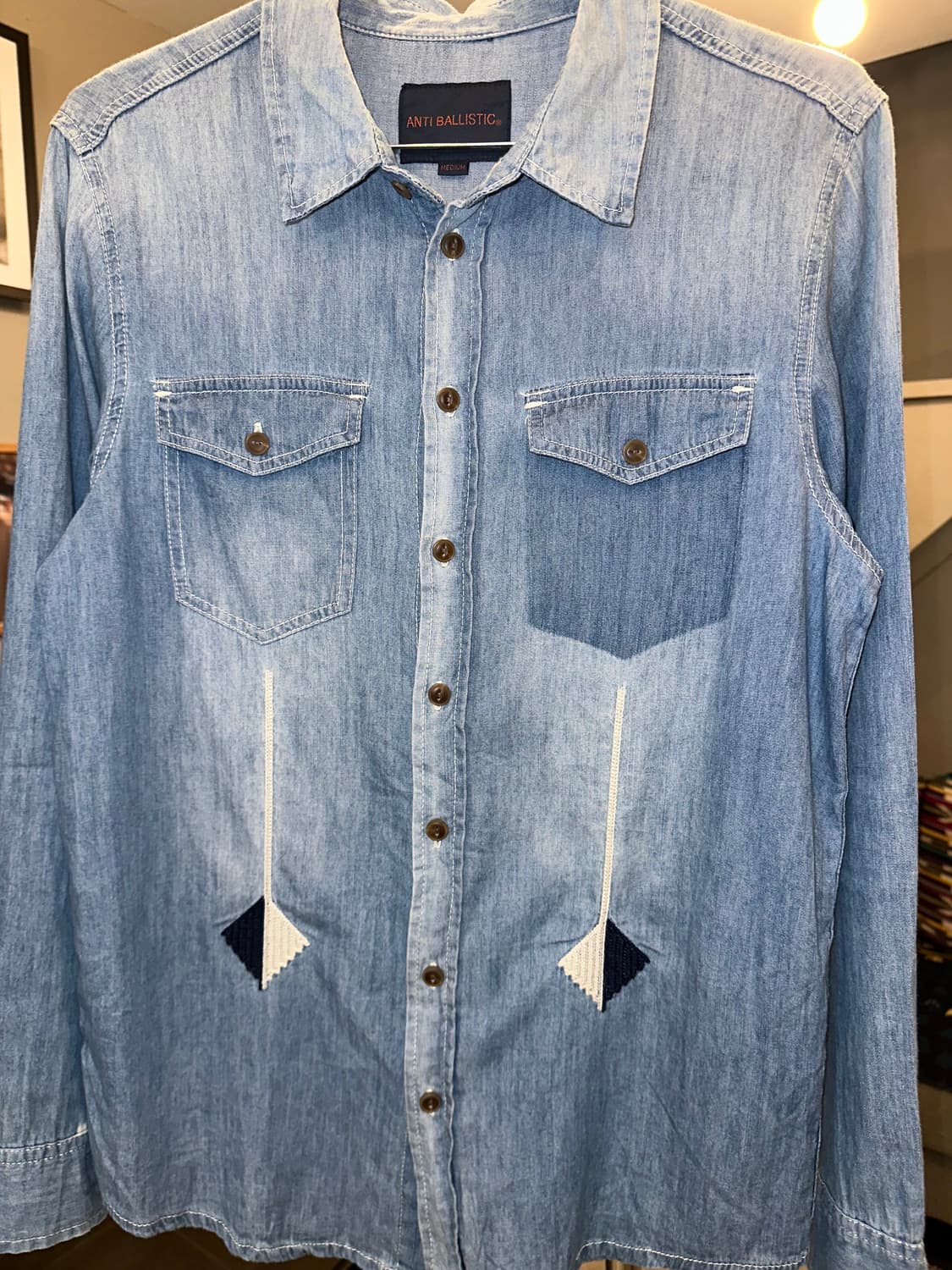Anti Ballistic ethnic Denim Shirt 상품이미지6