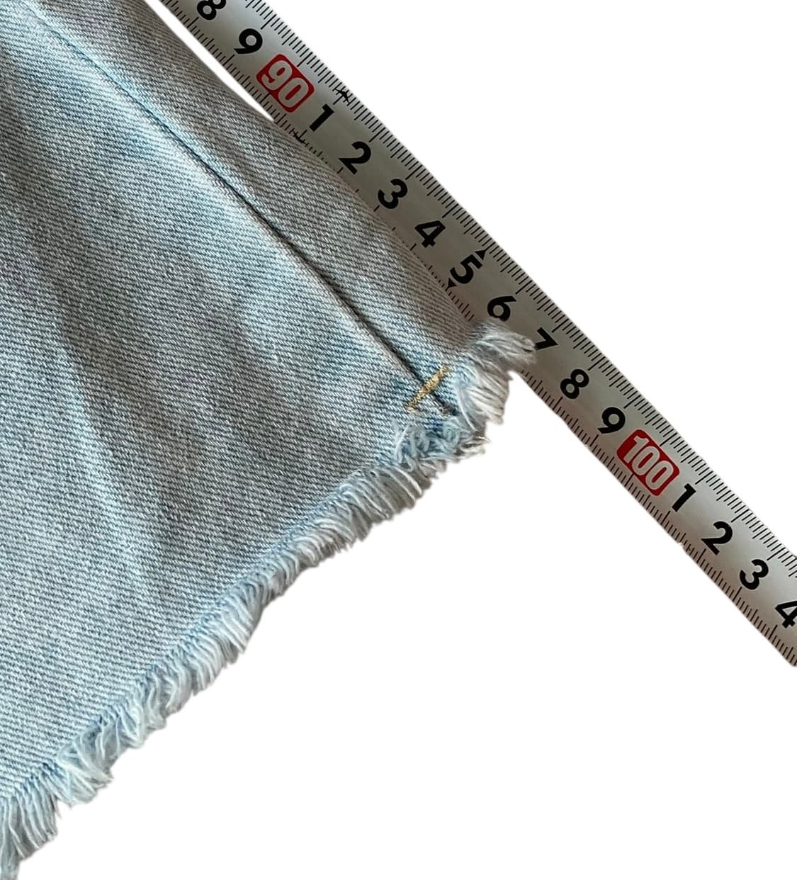 연청 대님 와이드팬츠 청바지  상품이미지5