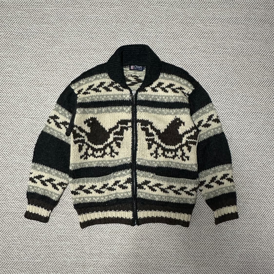 CHAPS RALPH LAUREN wool cowichan jacket 상품이미지1