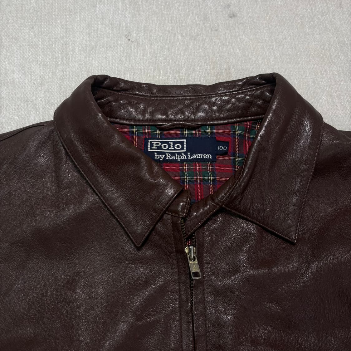 105 폴로 랄프로렌 80s 일경물산 램스킨 레더 자켓 상품이미지2
