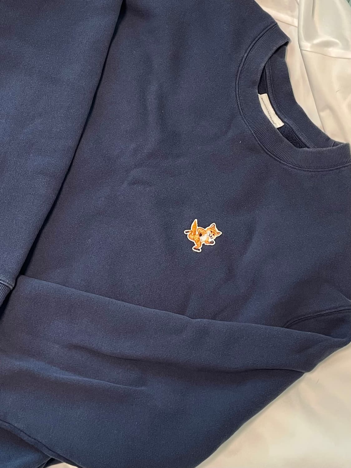 메종키츠네 스피디 폭스 맨투맨 네이비 XL 상품이미지2