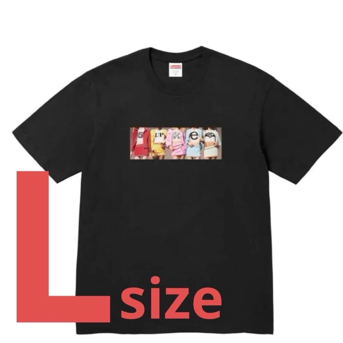 슈프림 girls tee black  상품이미지1