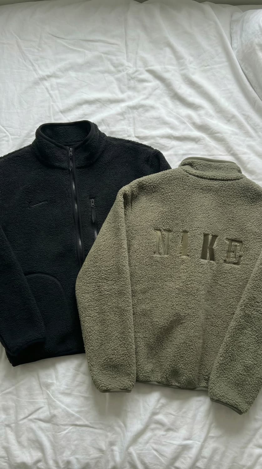 나이키 레터링 플리스 자켓 상품이미지3