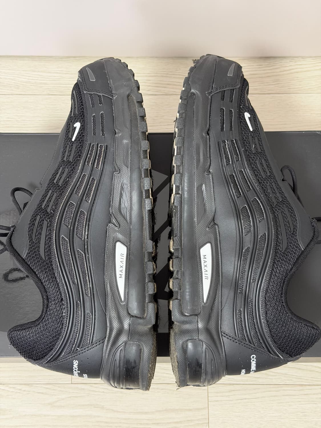 [310]나이키 x 꼼데가르송 옴므 플러스 에어맥스 tl 2.5 블랙 상품이미지5