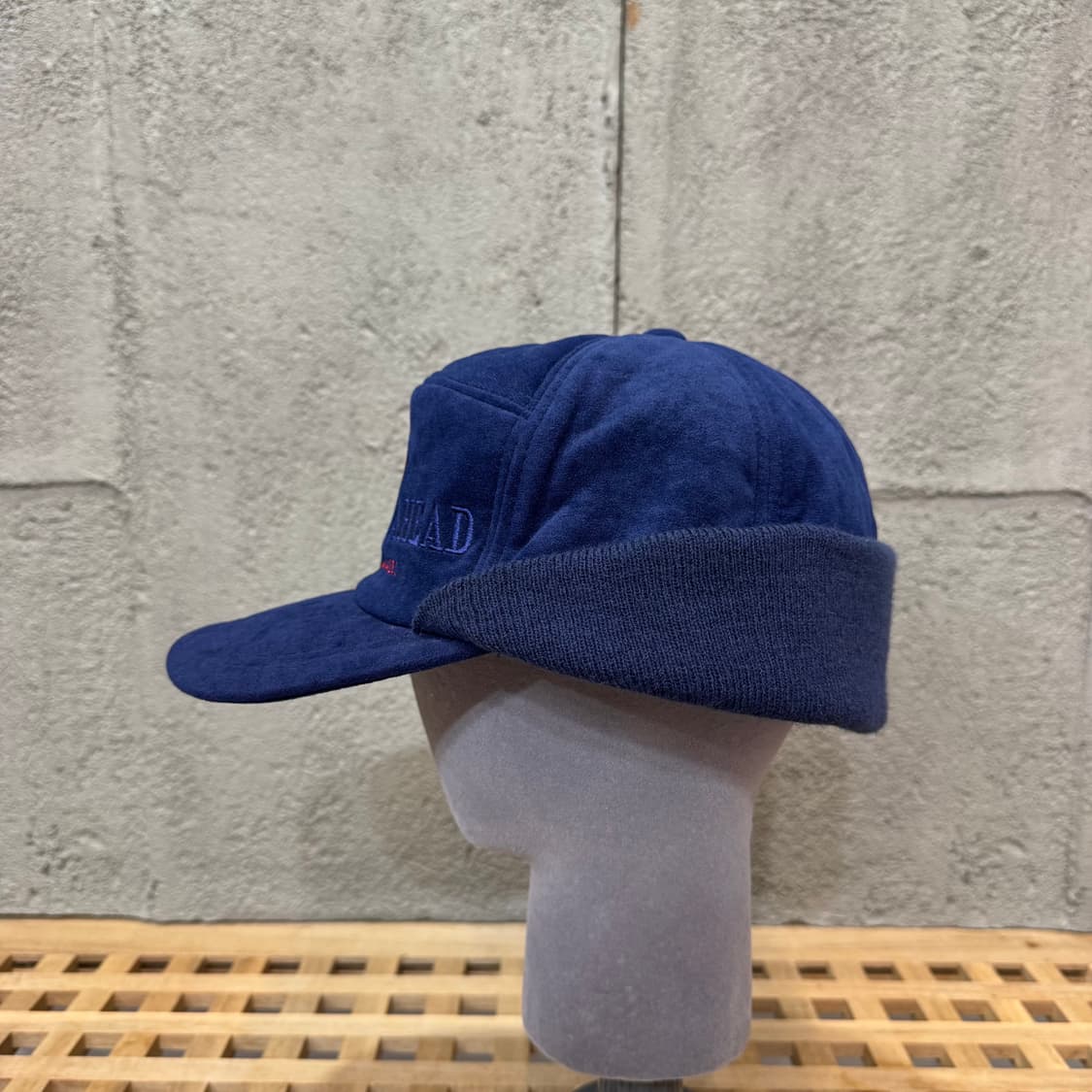 90s 빈티지 이탈리아 레이싱 플리스 캡 상품이미지2