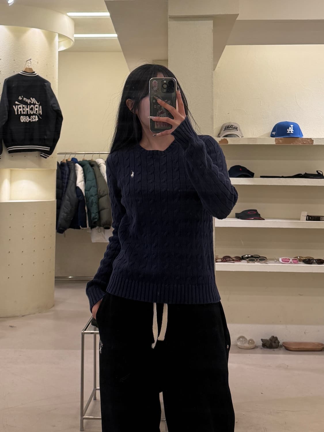 랄프로렌 포니 케이블 니트 U799 상품이미지1