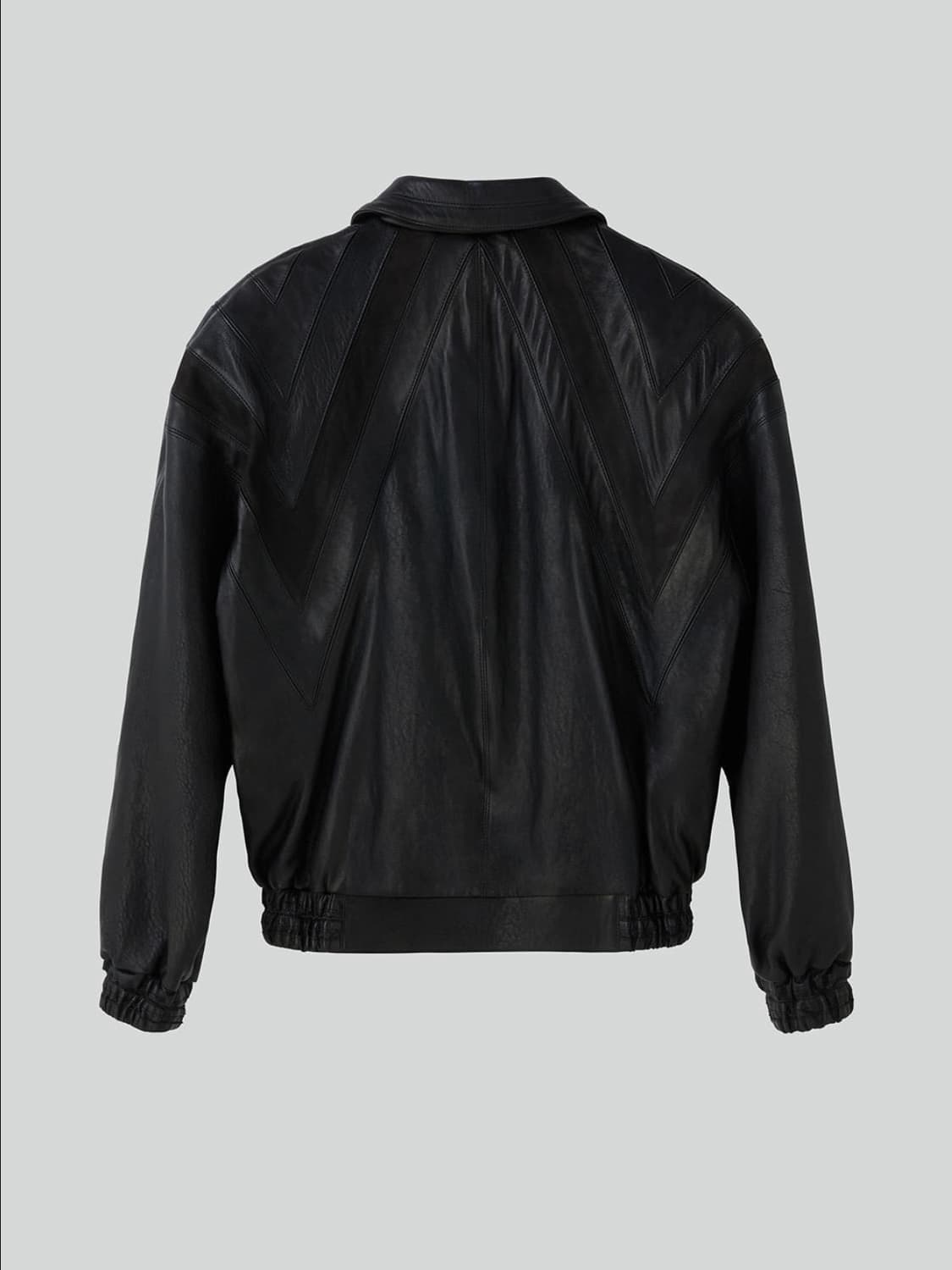 [L] 렉토 70S 루카스 레더 가죽 봄버 블루종 점퍼 자켓 상품이미지2