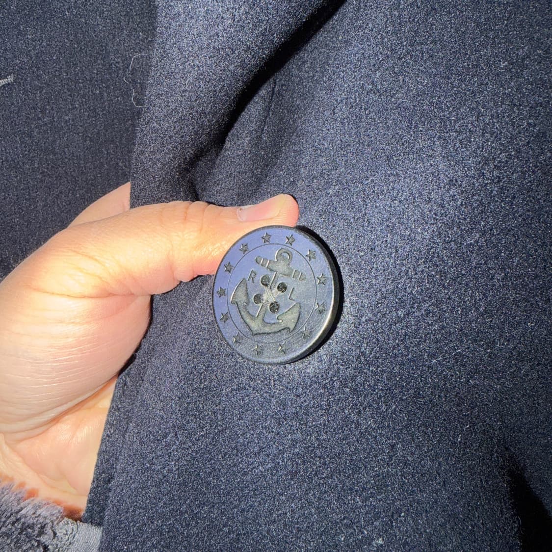 폴로 랄프로렌 해군 클레식 더블 피코트 네이비 L (남성 100) 상품이미지9