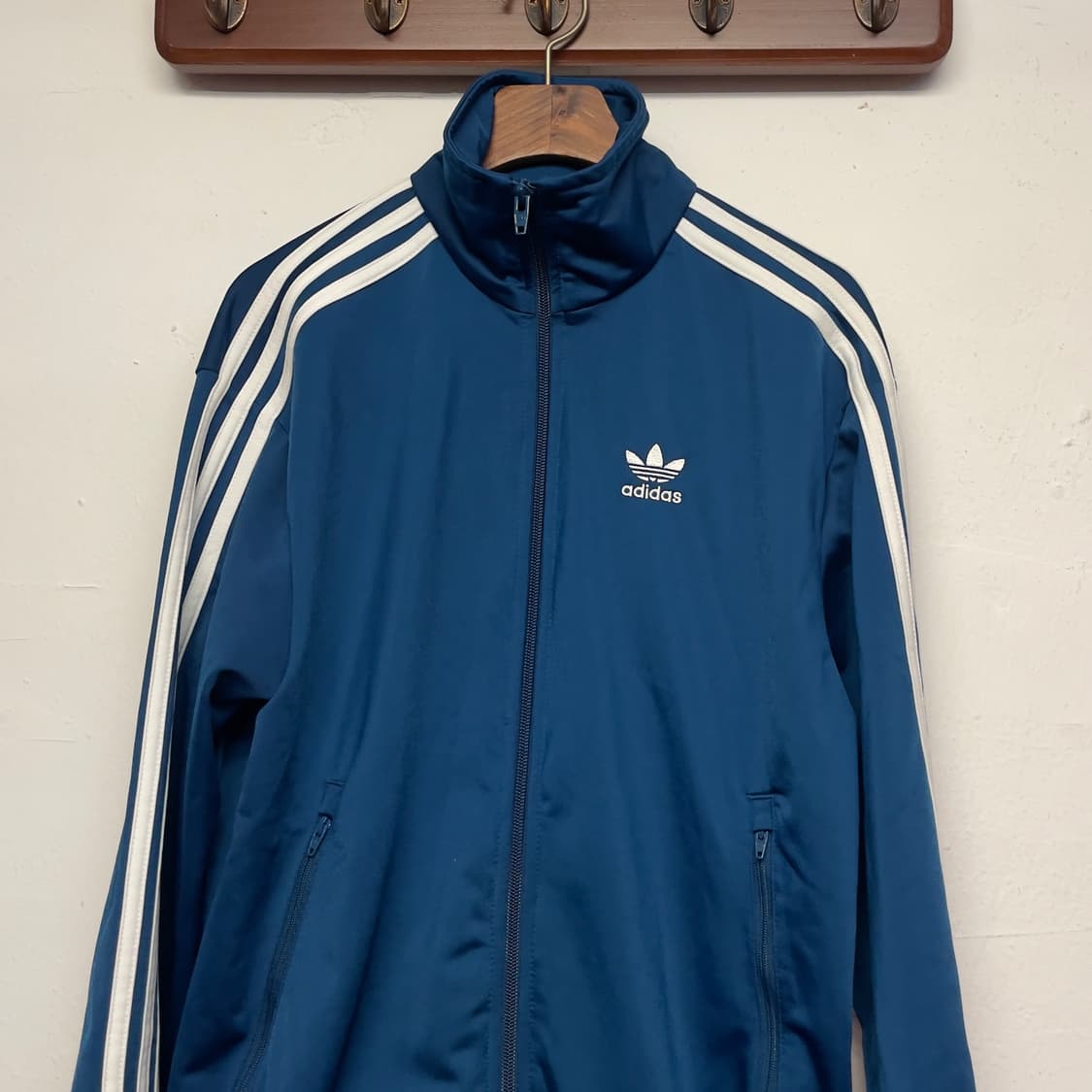 아디다스 (우먼) 파이어버드 블루 트랙탑 져지 자켓 상품이미지3