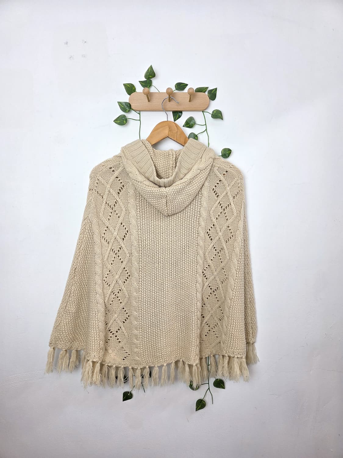 토글 버튼 케이프 가디건 상품이미지4