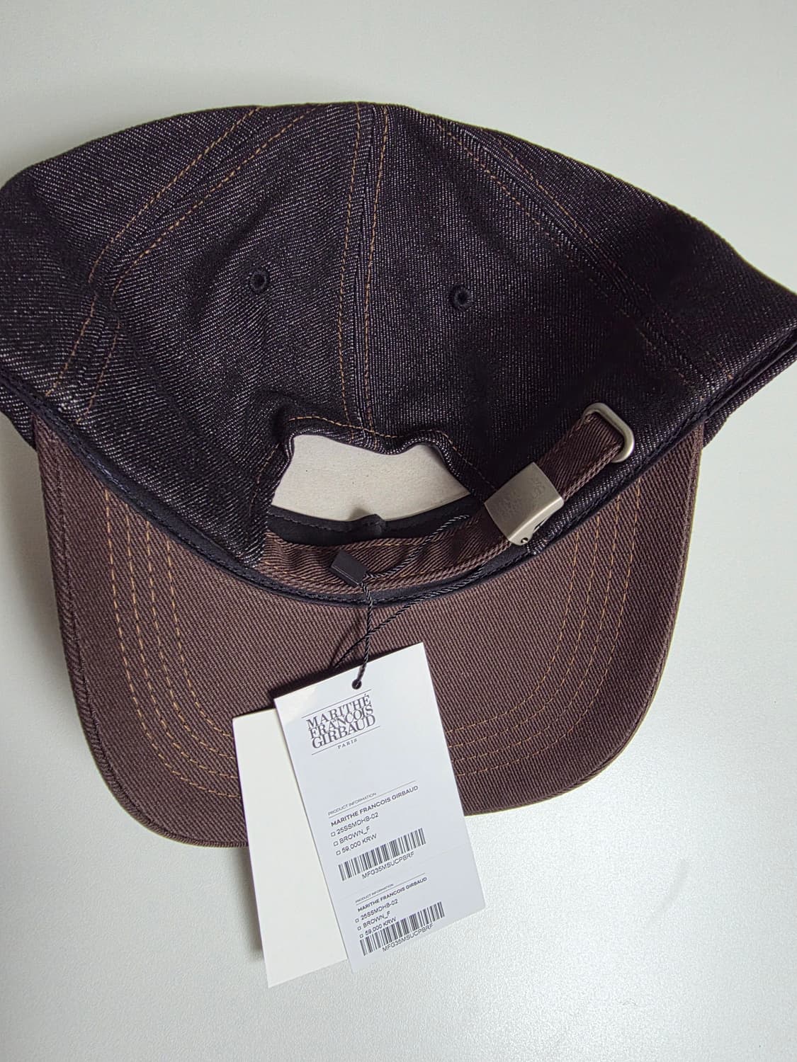 마리떼 프랑소와 저버 볼캡 브라운블랙 상품이미지2