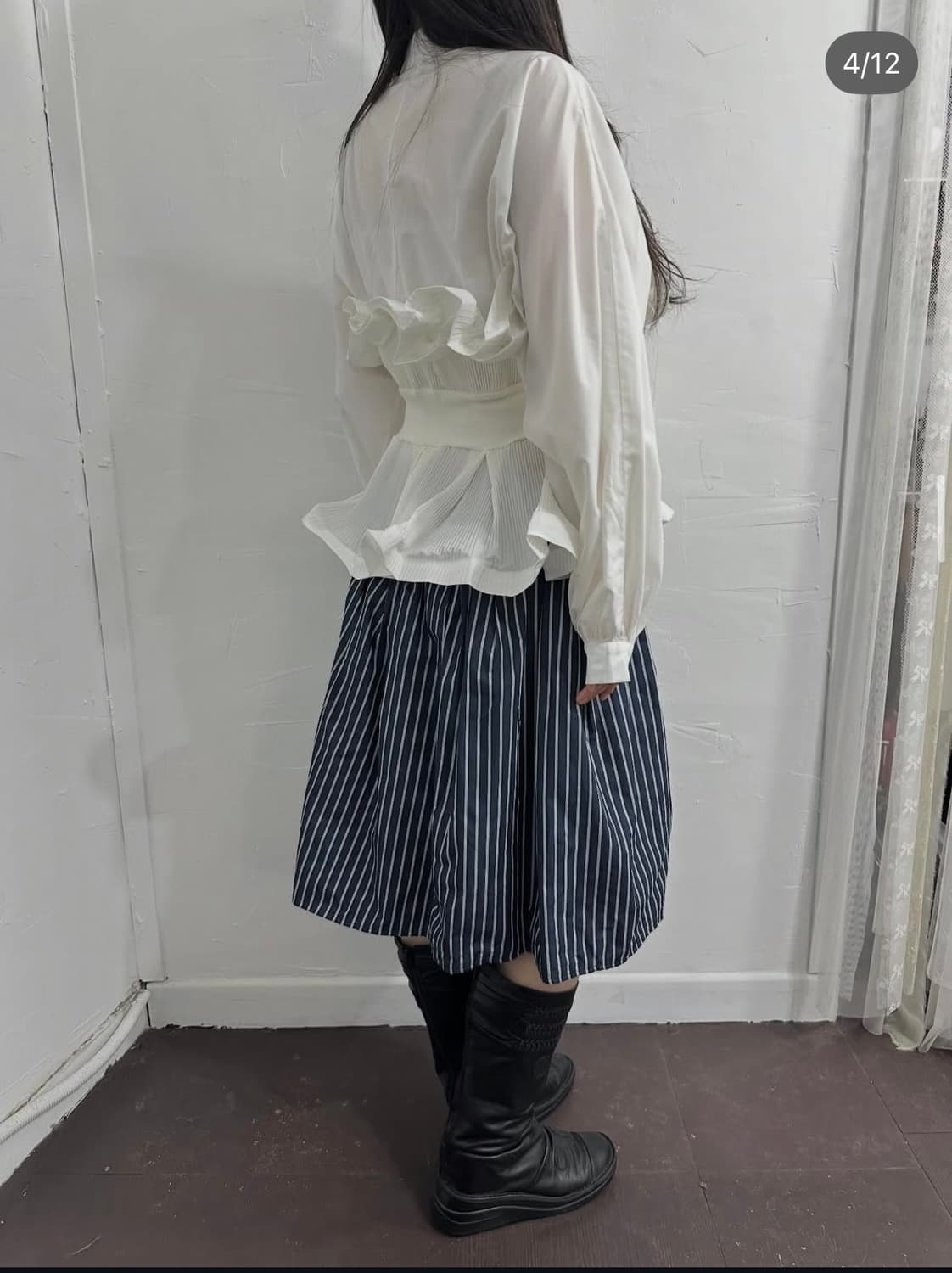 A:Zll design blouse 상품이미지4