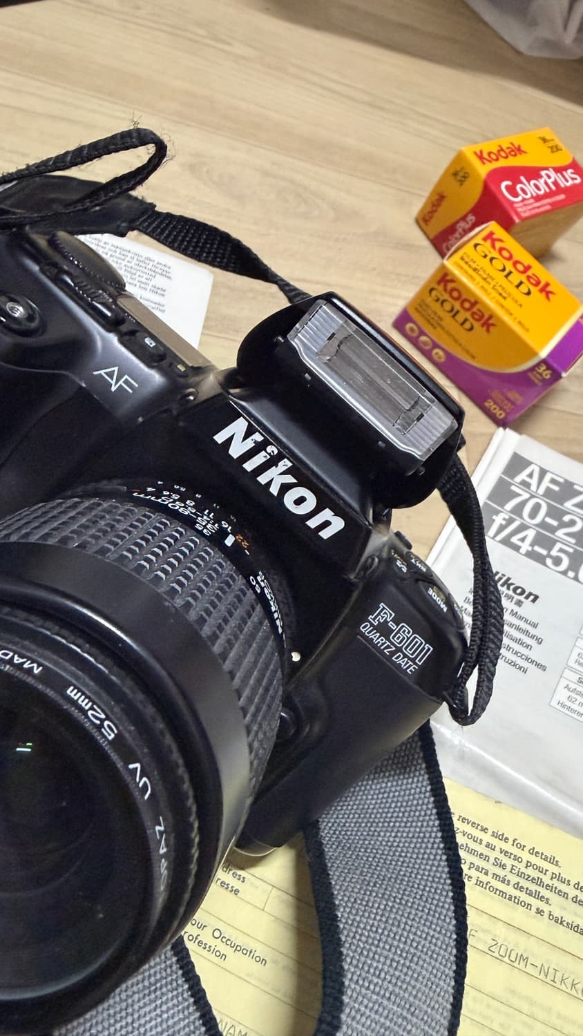 Nikon F-601 Quartz date 쿼츠데이트필름카메라줌렌즈 상품이미지9