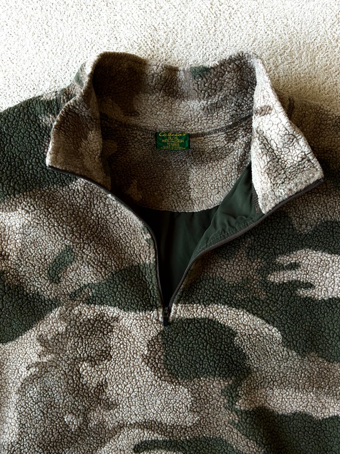 Cabela's Ber Ber 카모 플리스 풀오버 상품이미지7