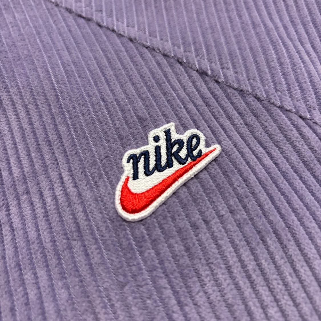 [2XL] 나이키 코듀로이 퍼플 트랙탑 집업 자켓 C848 상품이미지4