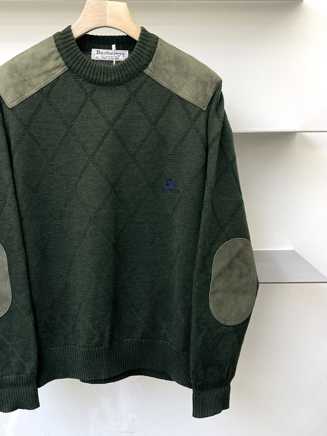 버버리 90s 아가일 코만도 스웨터 상품이미지3