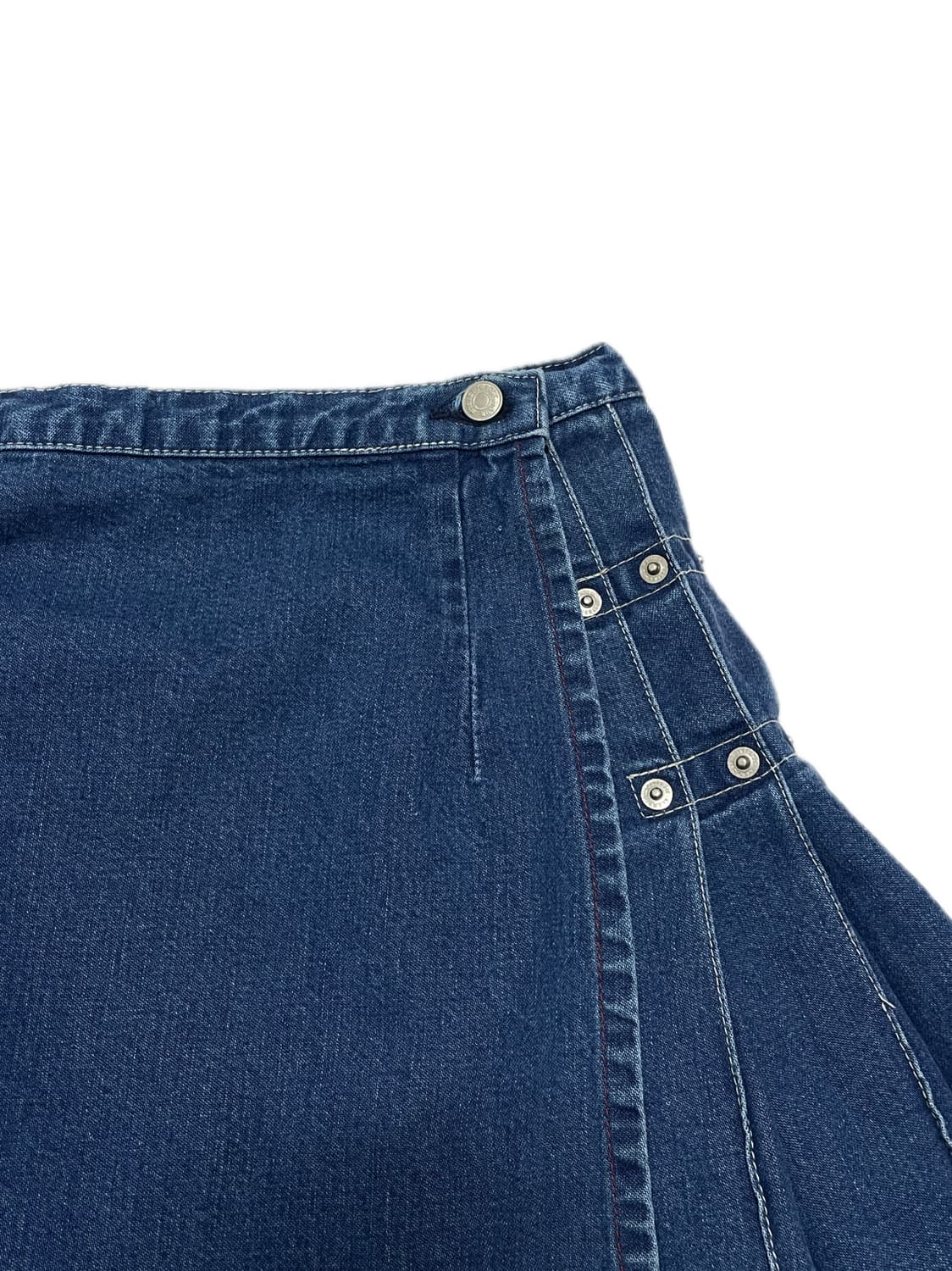 hysteric glamour button stud denim wrap 상품이미지4