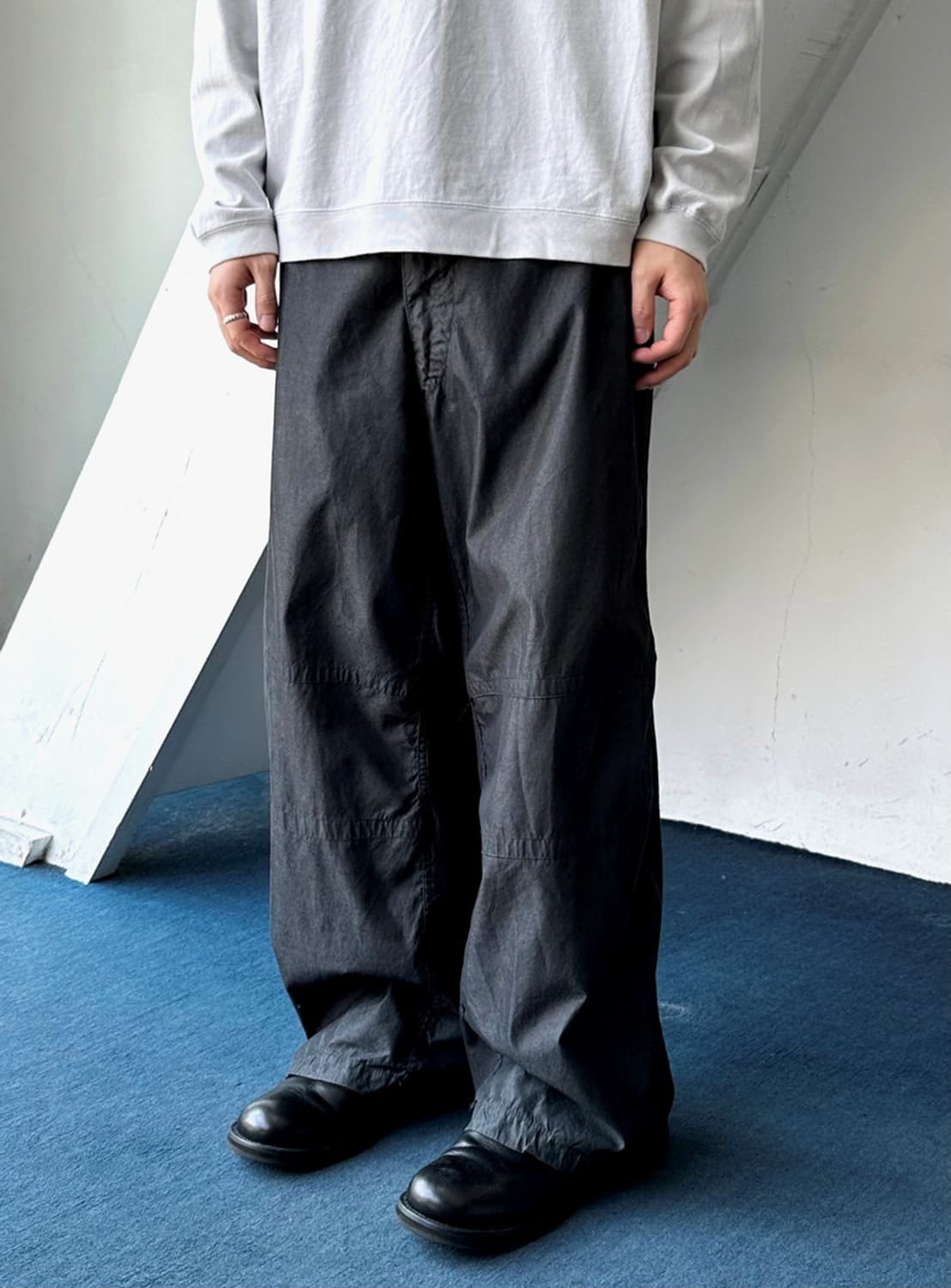 Over-dyed high count fabric snow pants 상품이미지6