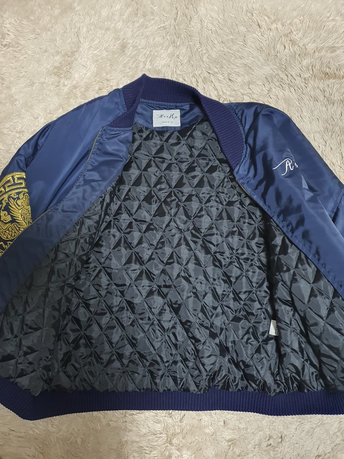 아시하 곤룡포 항공점퍼 상태 굿 사이즈  100~105 상품이미지4