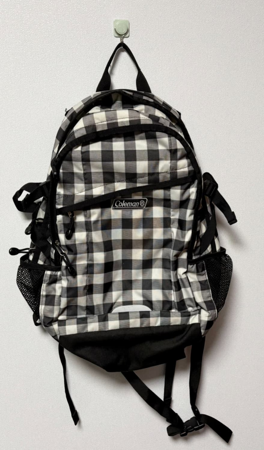 콜맨 체크 백팩 빈티지 y2k 모리걸 coleman가방 코이세이오 상품이미지2
