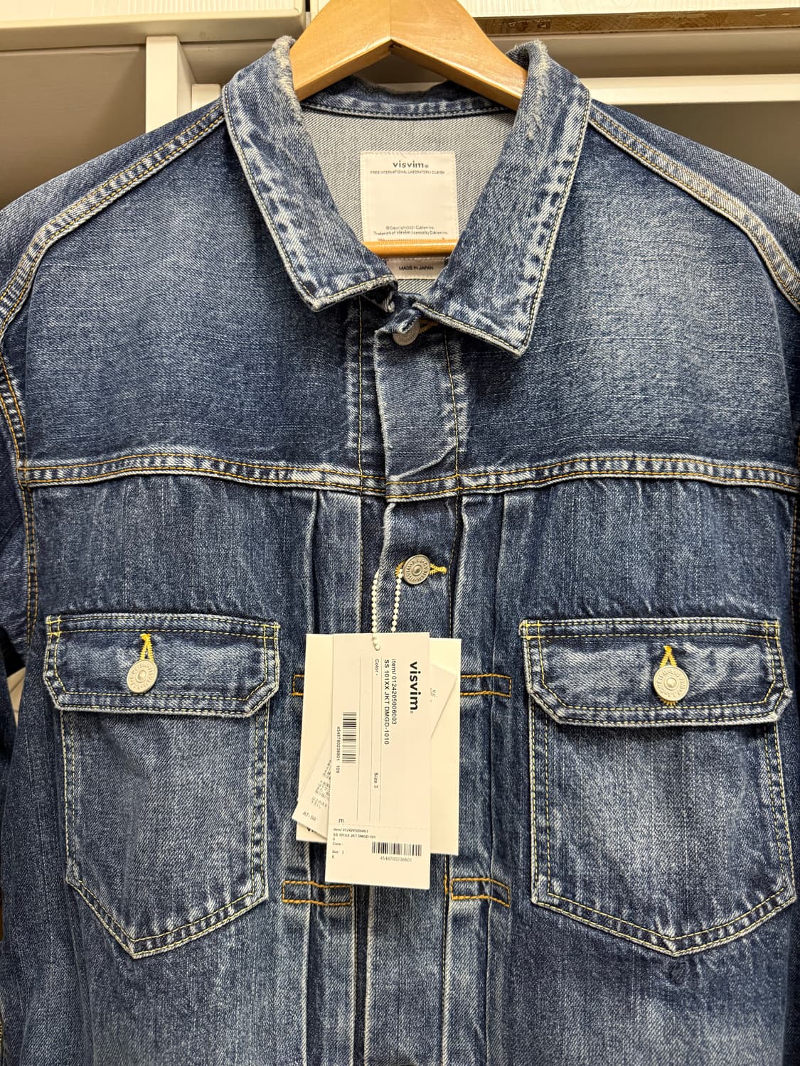 [3]비즈빔 24AW 101xx JKT D1010 데님 자켓 상품이미지3