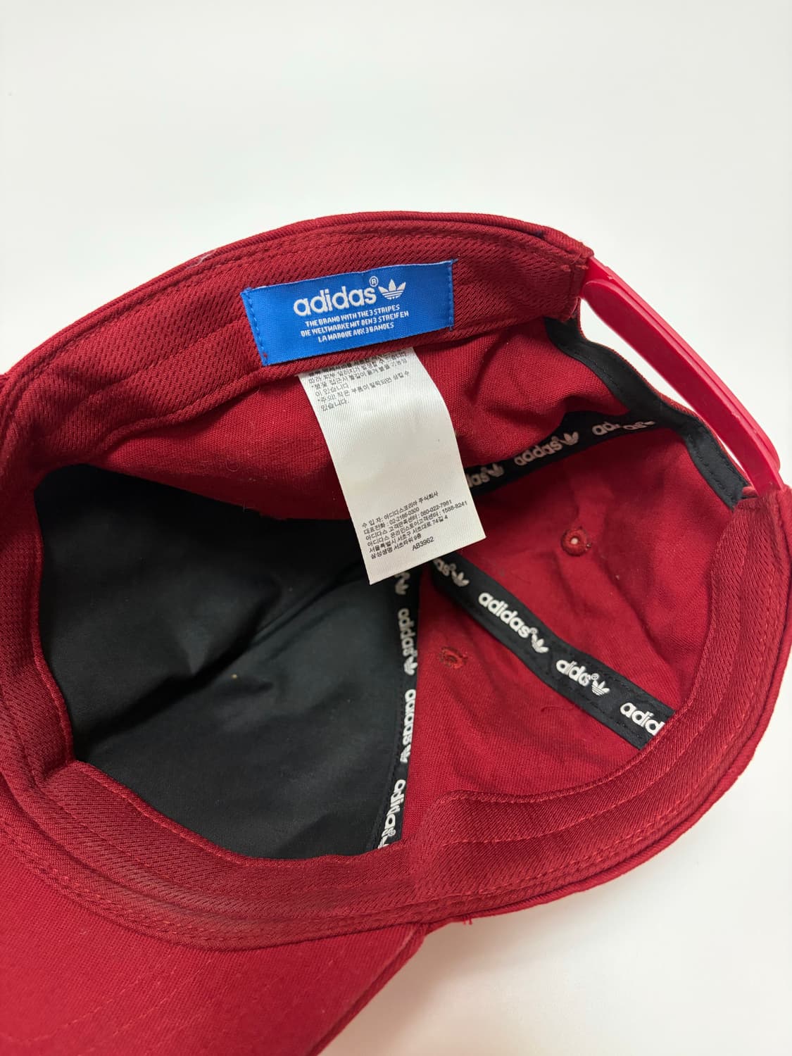아디다스 트레포일 스냅백 버건디 상품이미지6
