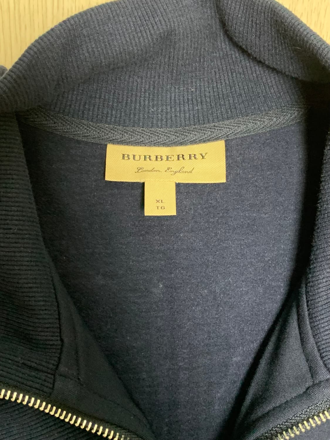 버버리 네이비 트랙탑 XL 상품이미지4