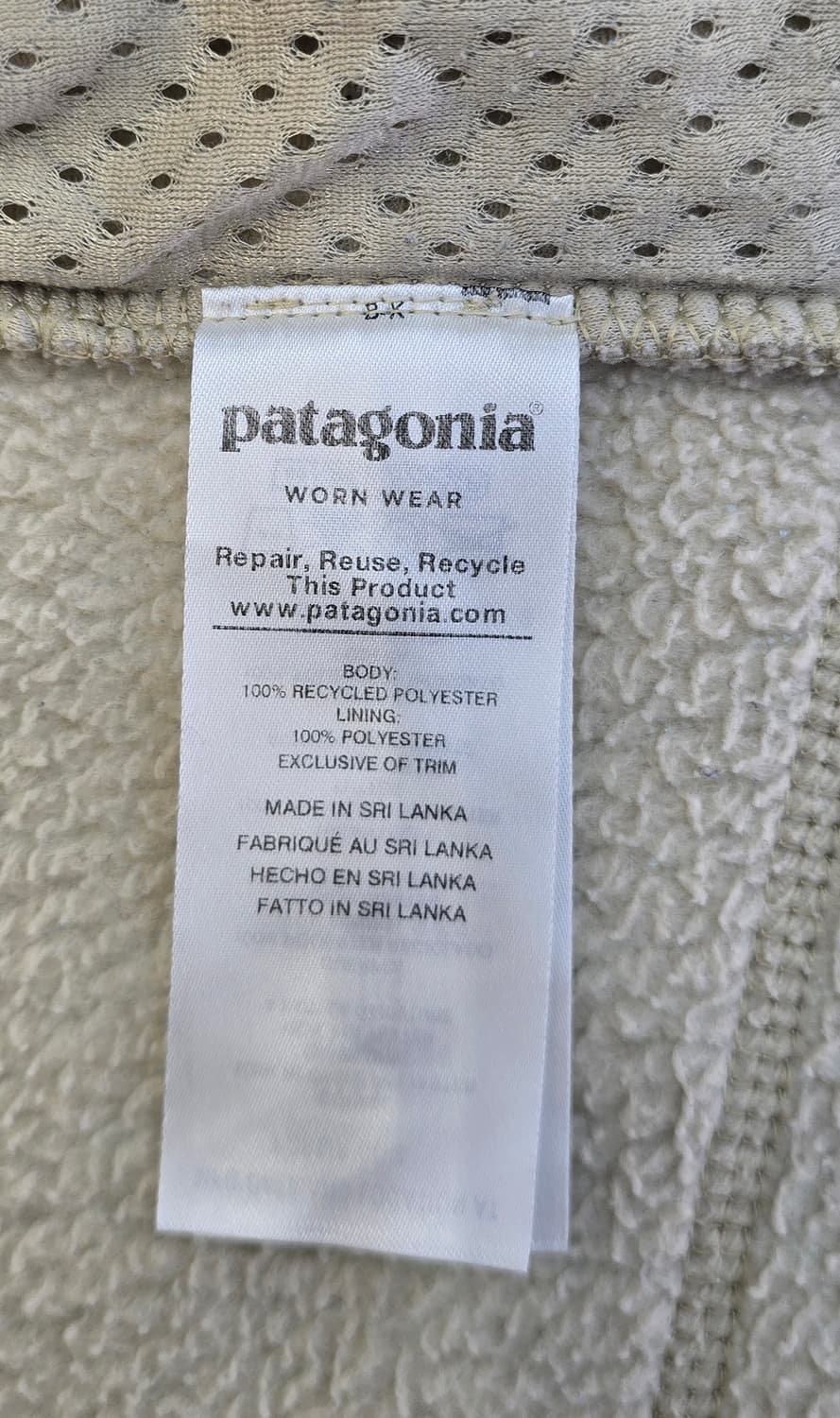 파타고니아 레트로 파일 베스트 XL 상품이미지6