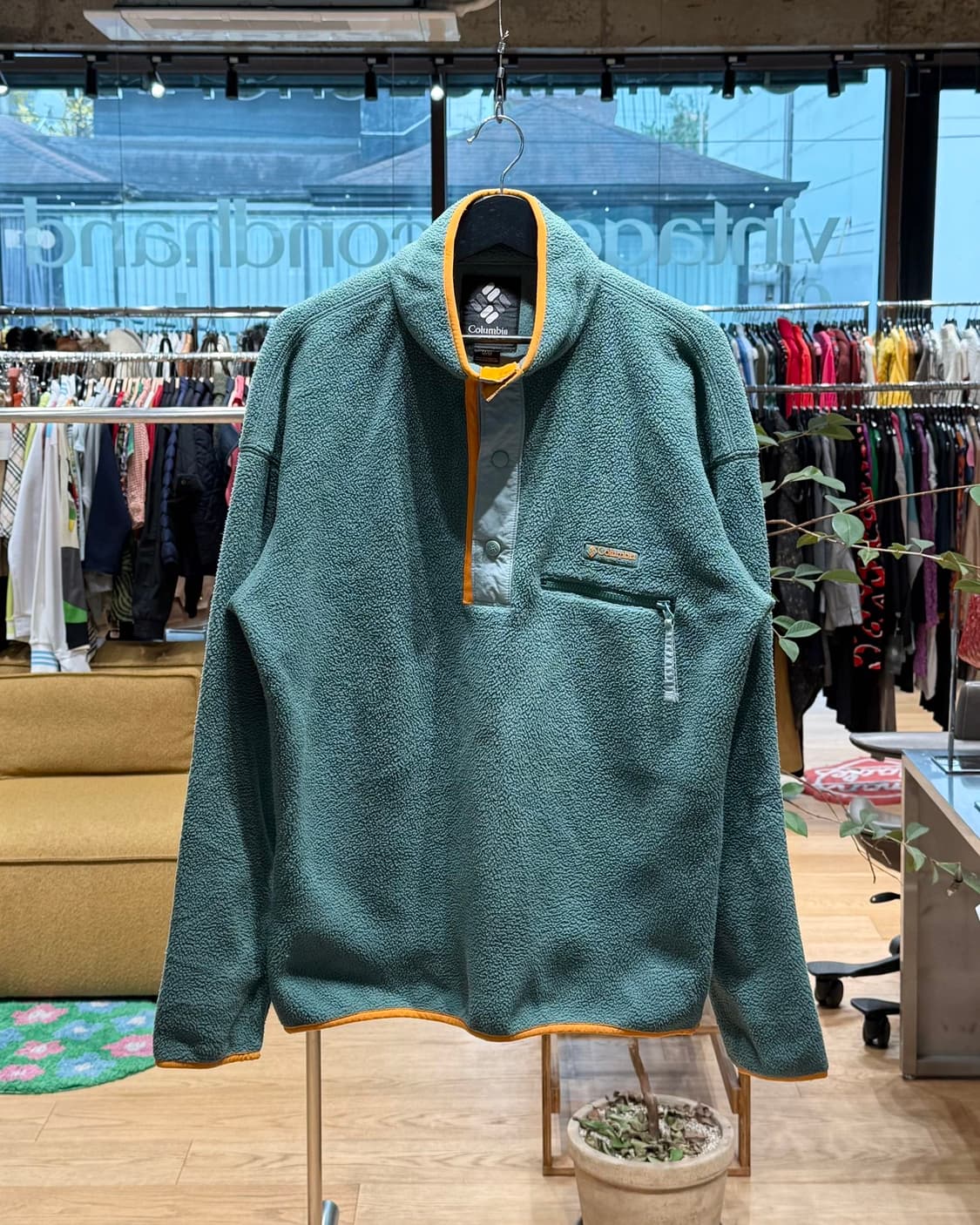 컬럼비아 그린 아노락 플리스 상품이미지1