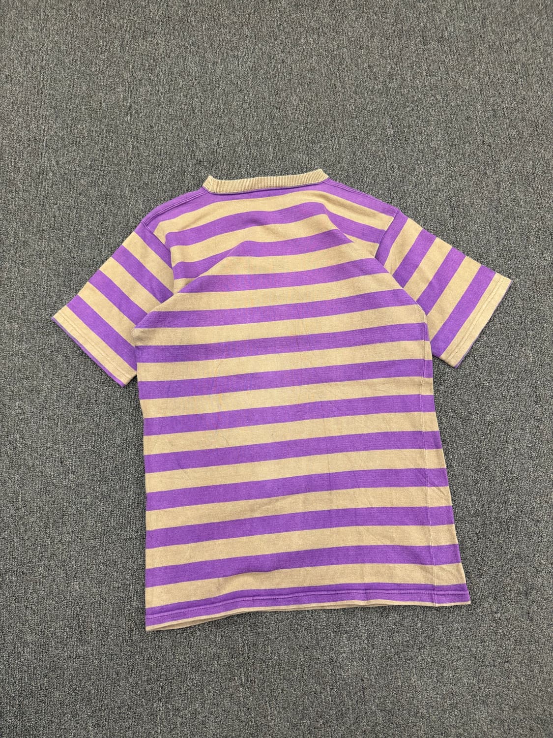 M)90’s Hardin Knitwear U.S.A 빈티지 스트라이프반팔 상품이미지4