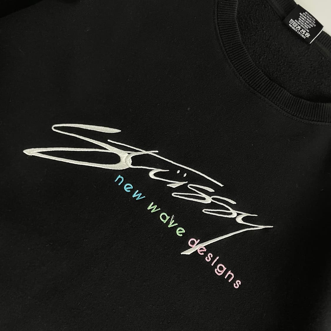 Stussy 스투시 뉴웨이브 스탁 자수 맨투맨 상품이미지3