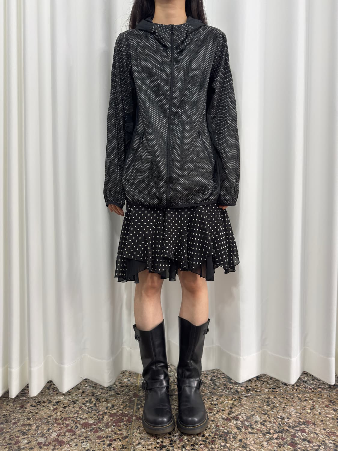ingni dot design midi skirt 상품이미지2