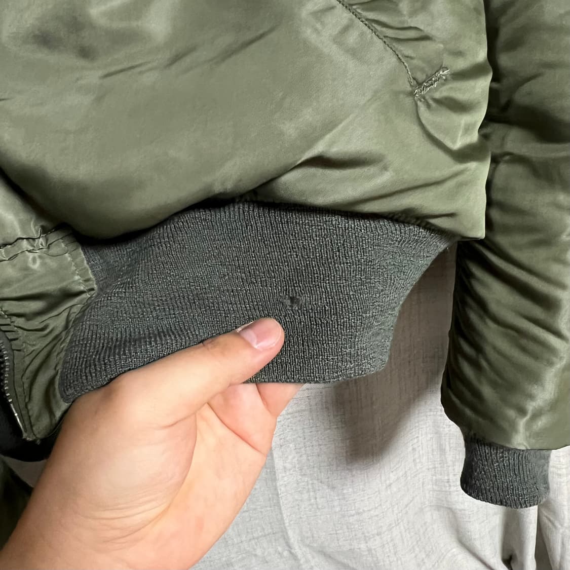 60s 오리지널 MA-1 CC 크라운 D타입 L사이즈 알파인더스트리 상품이미지9