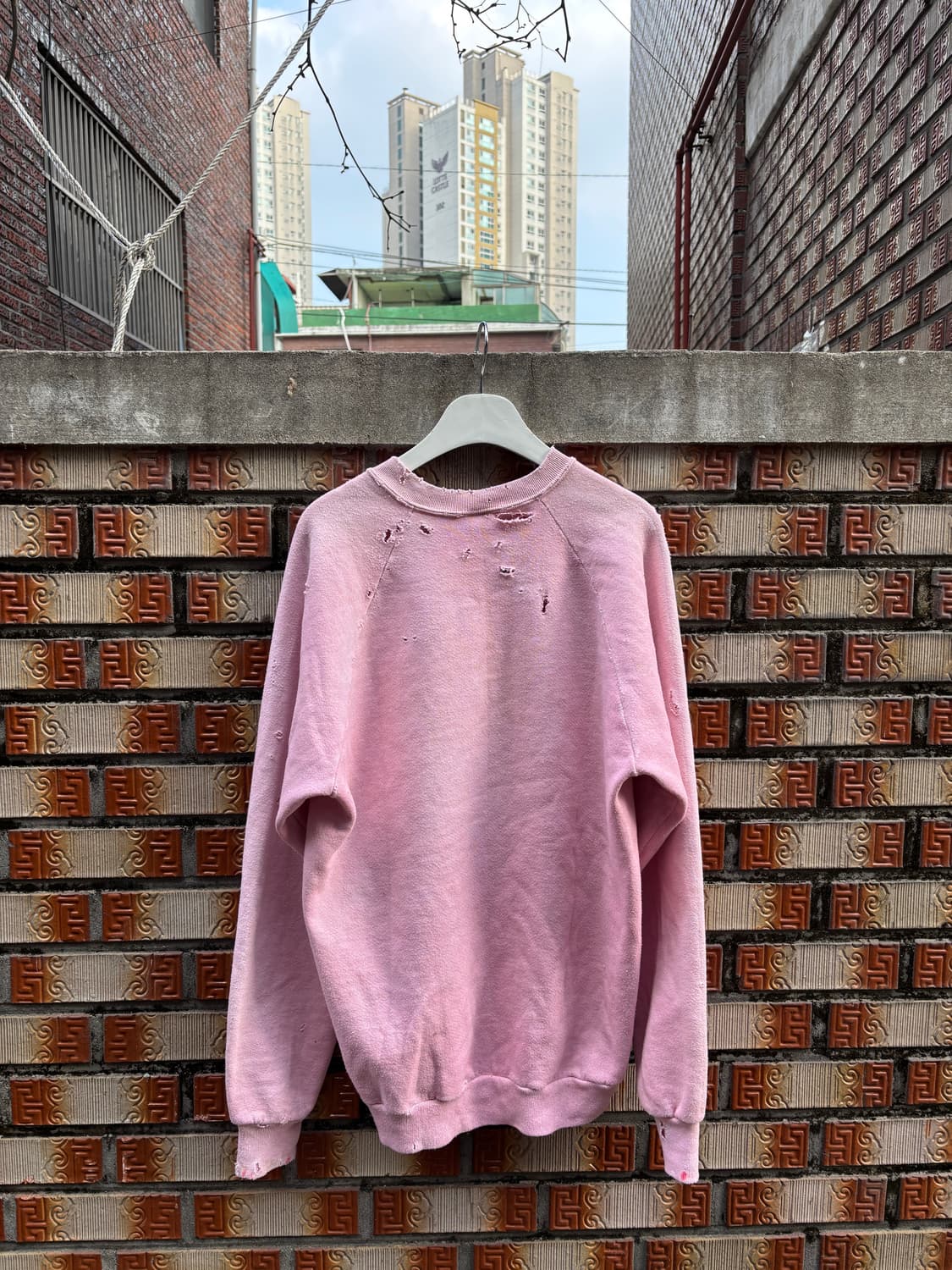 90s jerzees 디스트레스드 빈티지 스웻셔츠 상품이미지3