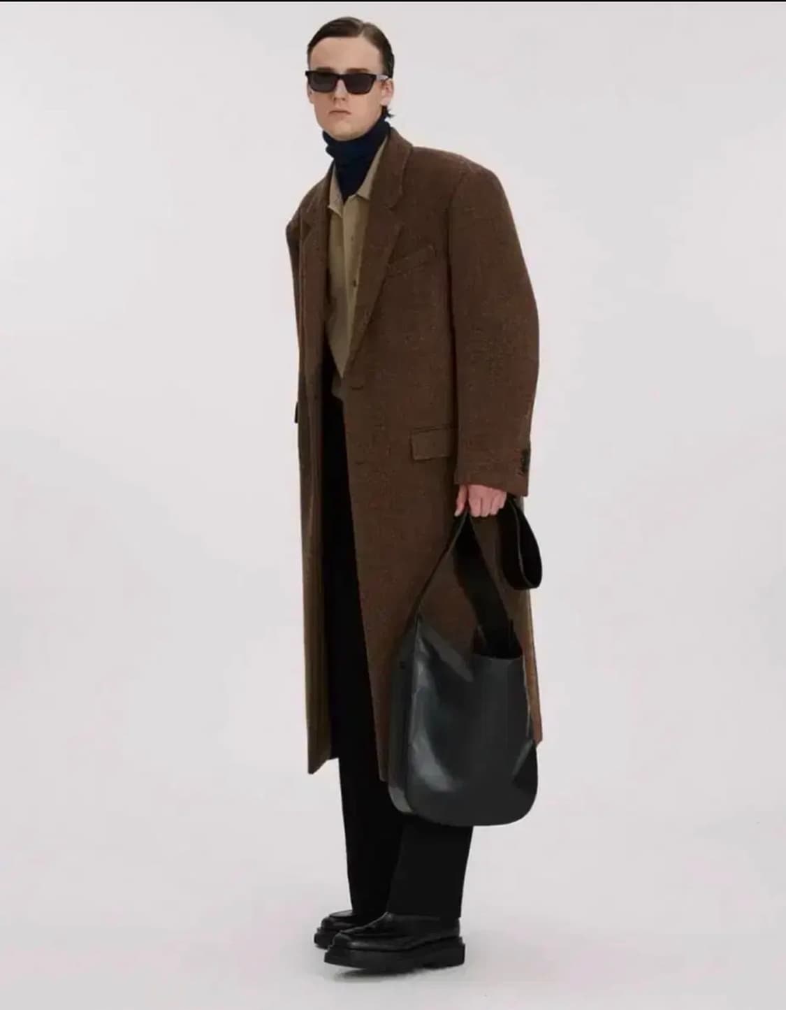 렉토 베를린 브라운 싱글 코트 s사이즈 팝니다 상품이미지1