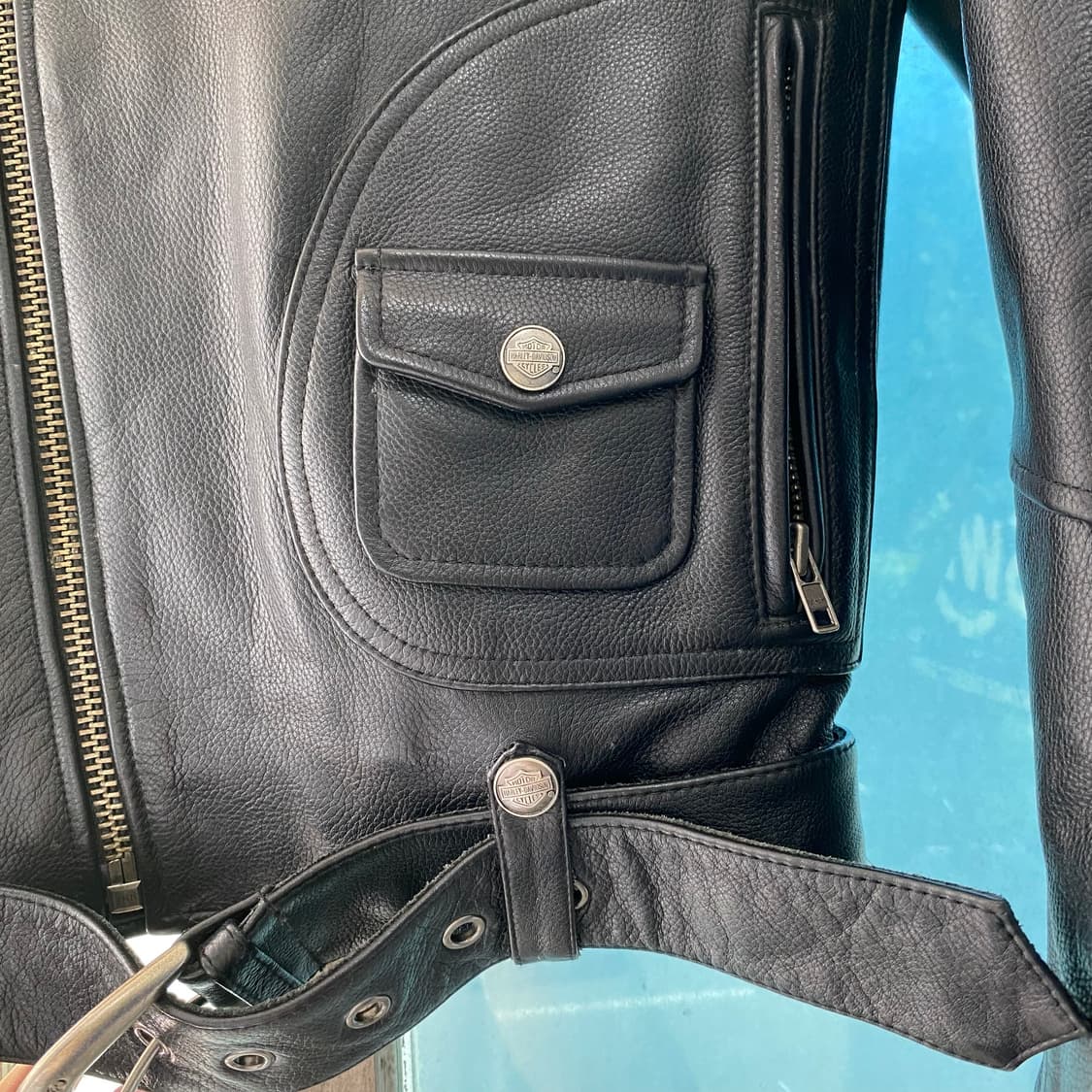🌊harley davidson cow leather rider jack 상품이미지6