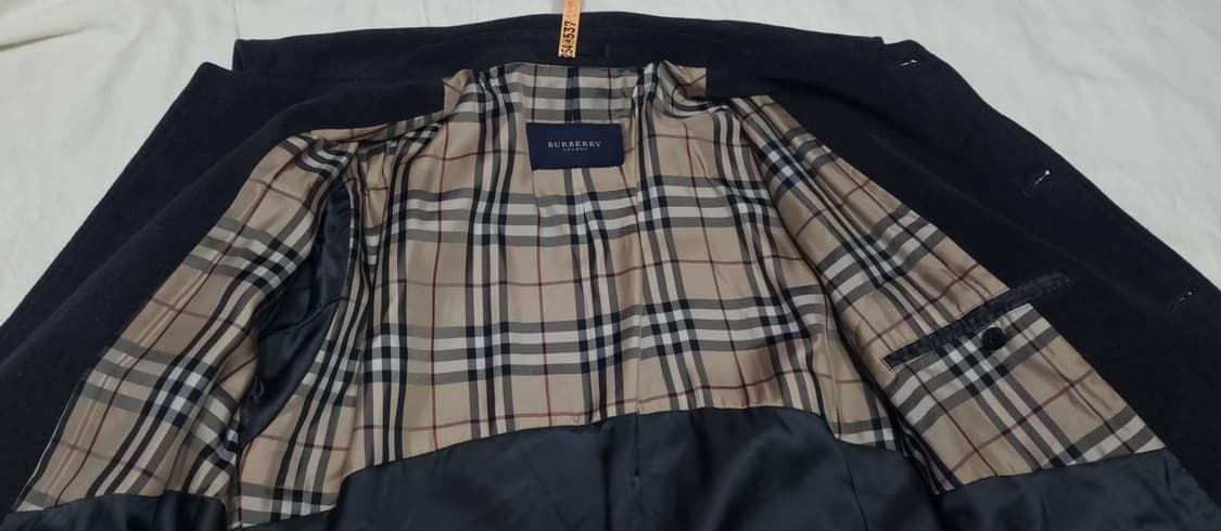 버버리 울혼방 자켓 M 상품이미지4