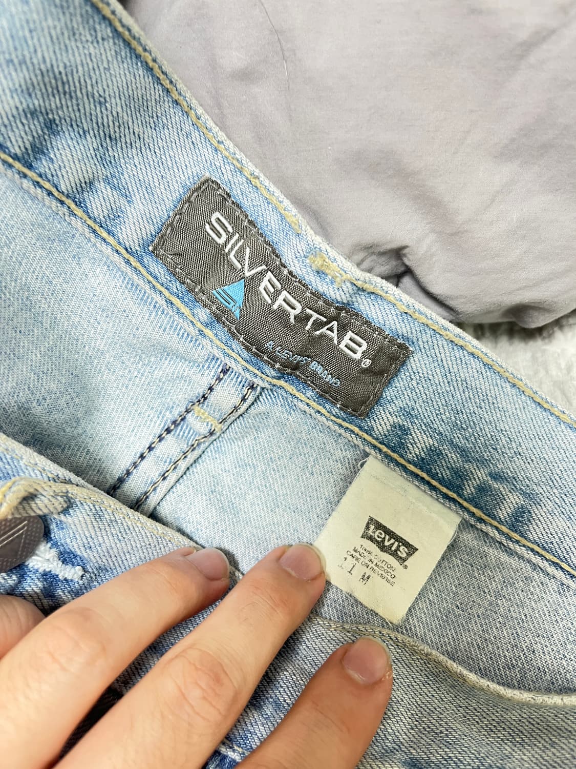 90'S 빈티지 리바이스 실버탭 연청 상품이미지3