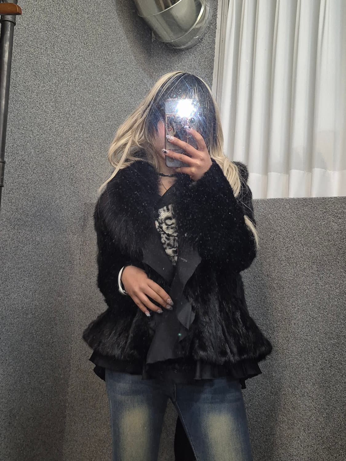 BLACK MINK FUR COAT  상품이미지1