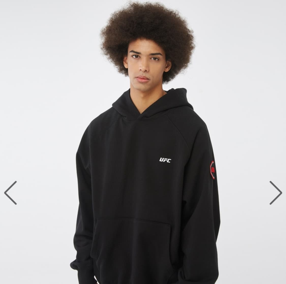 [XL]UFC 챔피언쉽 골드 후디 블랙 상품이미지2