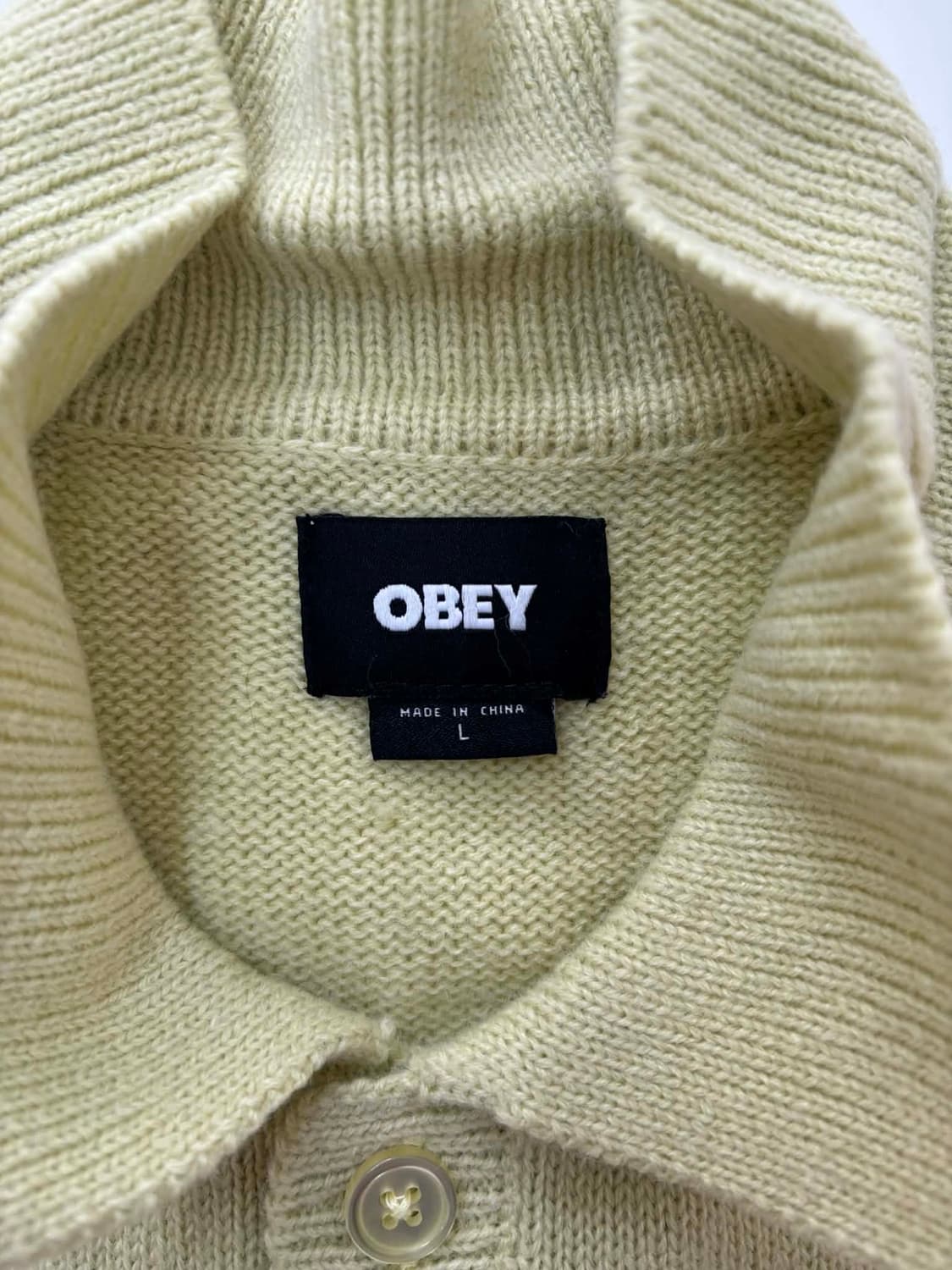 아이앱 스튜디오 X 오베이 아처 니트 가디건(L) 상품이미지3