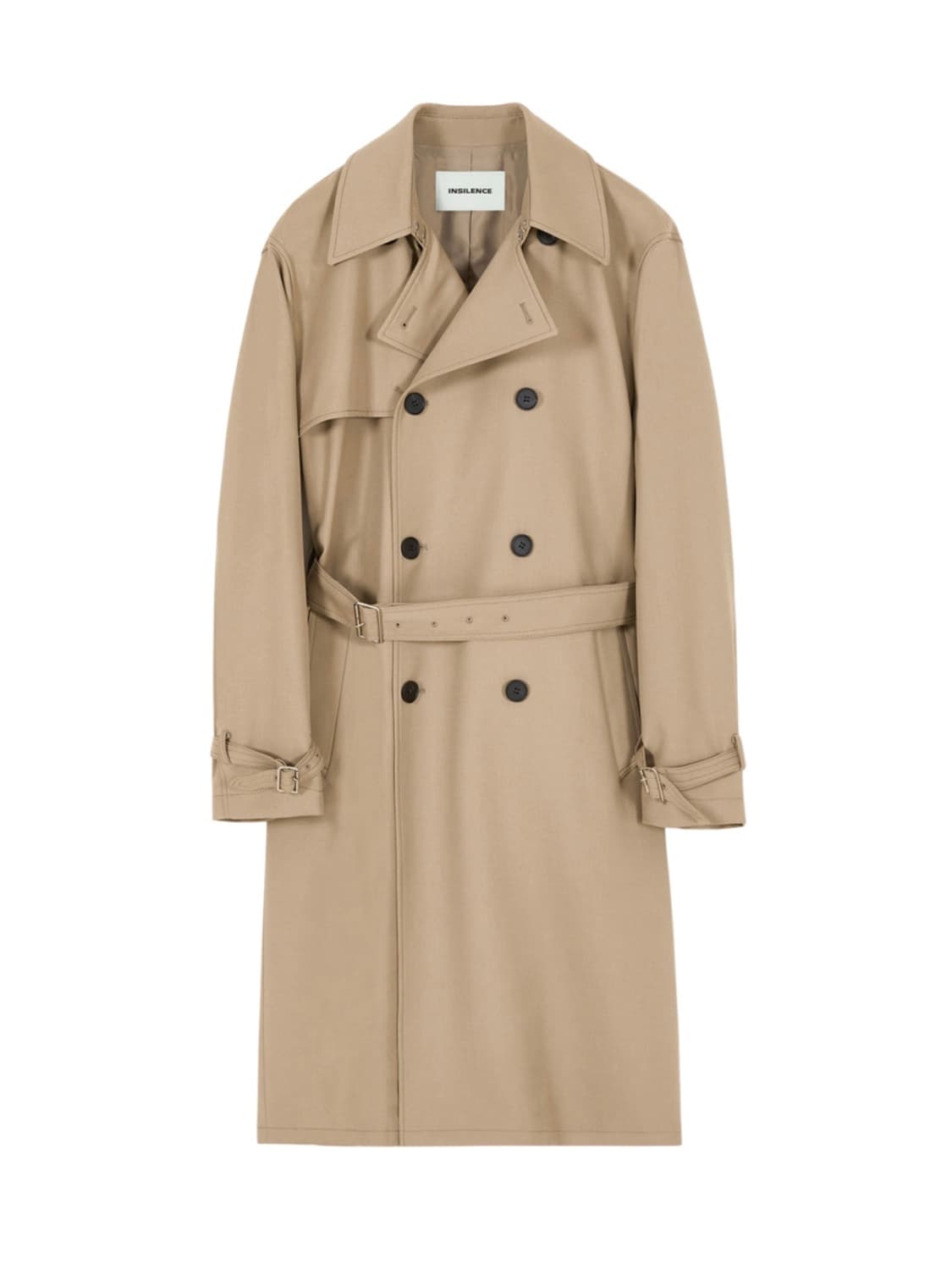 인사일런스 슬로시 울 트렌치 코트 베이지 M 상품이미지1