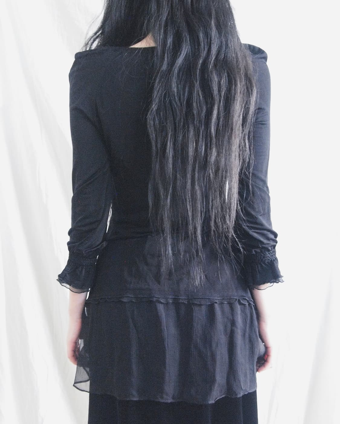 저스트 카발리 튜닉 드레이프 탑 상품이미지3