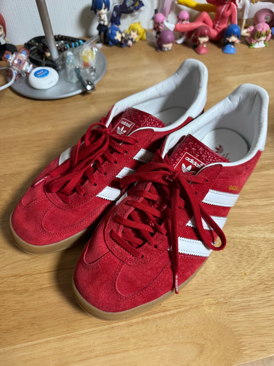 아디다스 스웨이드 스니커즈 275 레드 상품이미지1