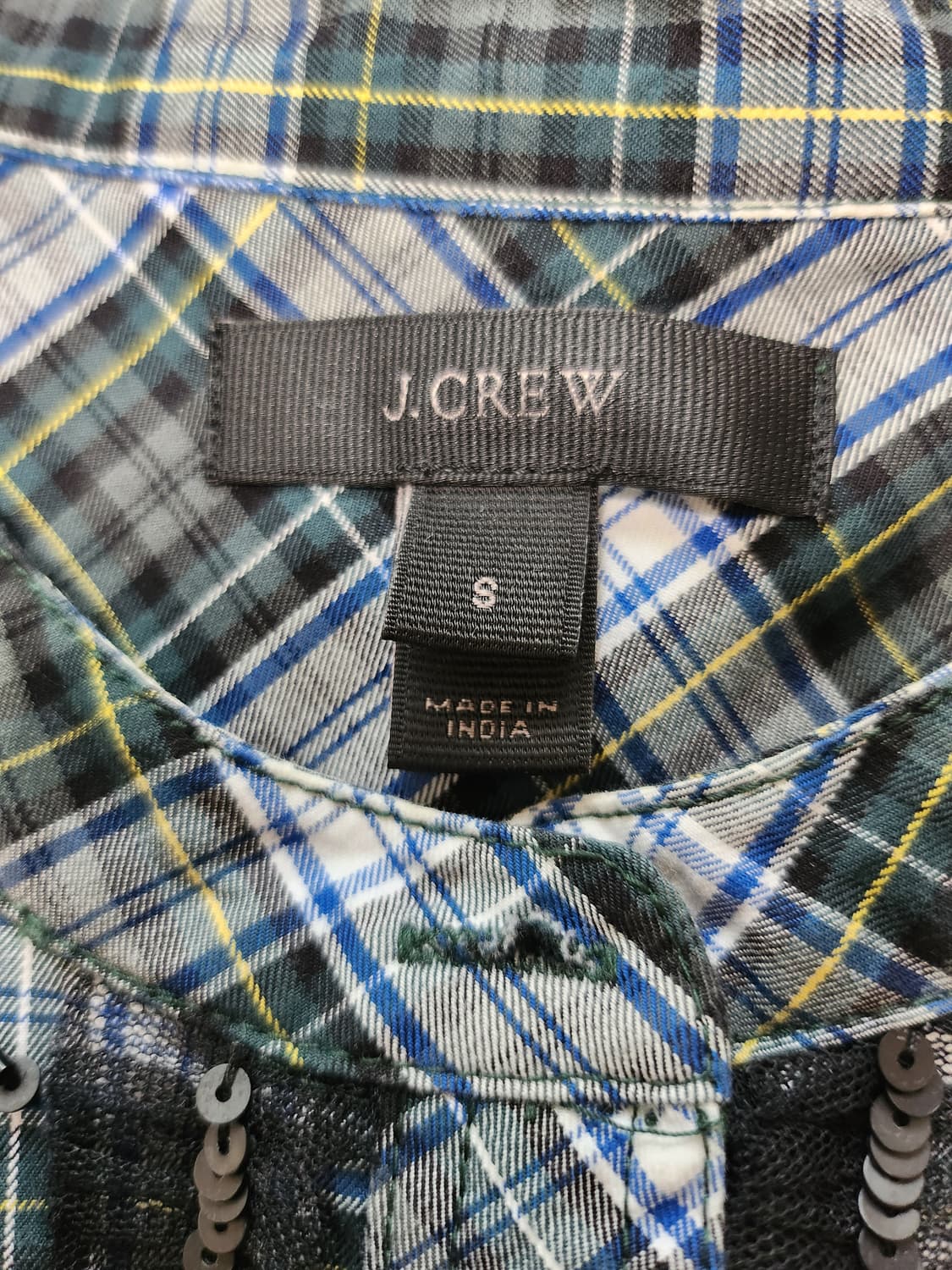 J.CREW 제이크루 체크 블라우스 (S 상품이미지10