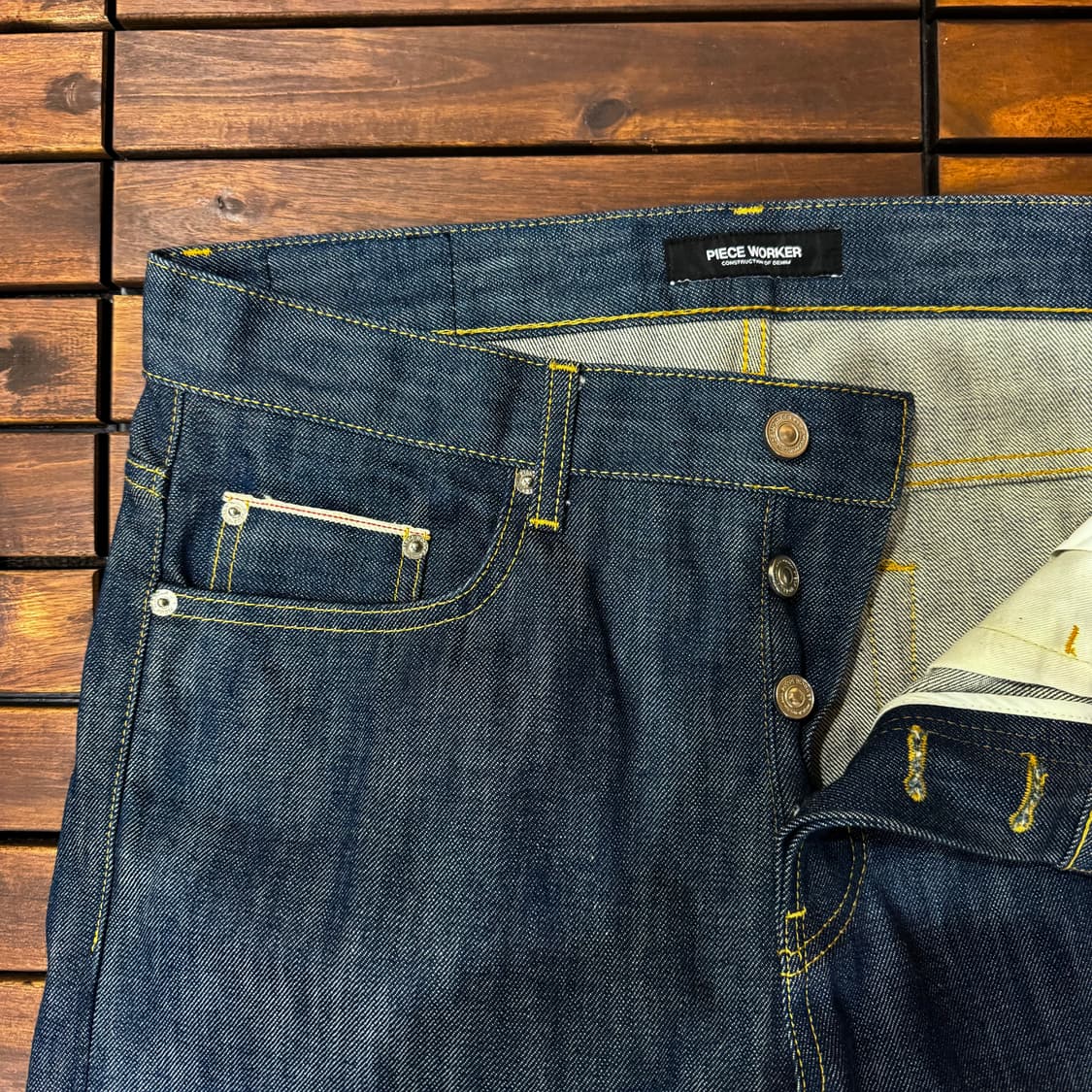 피스워커 생지 셀비지 진 (32) 상품이미지2