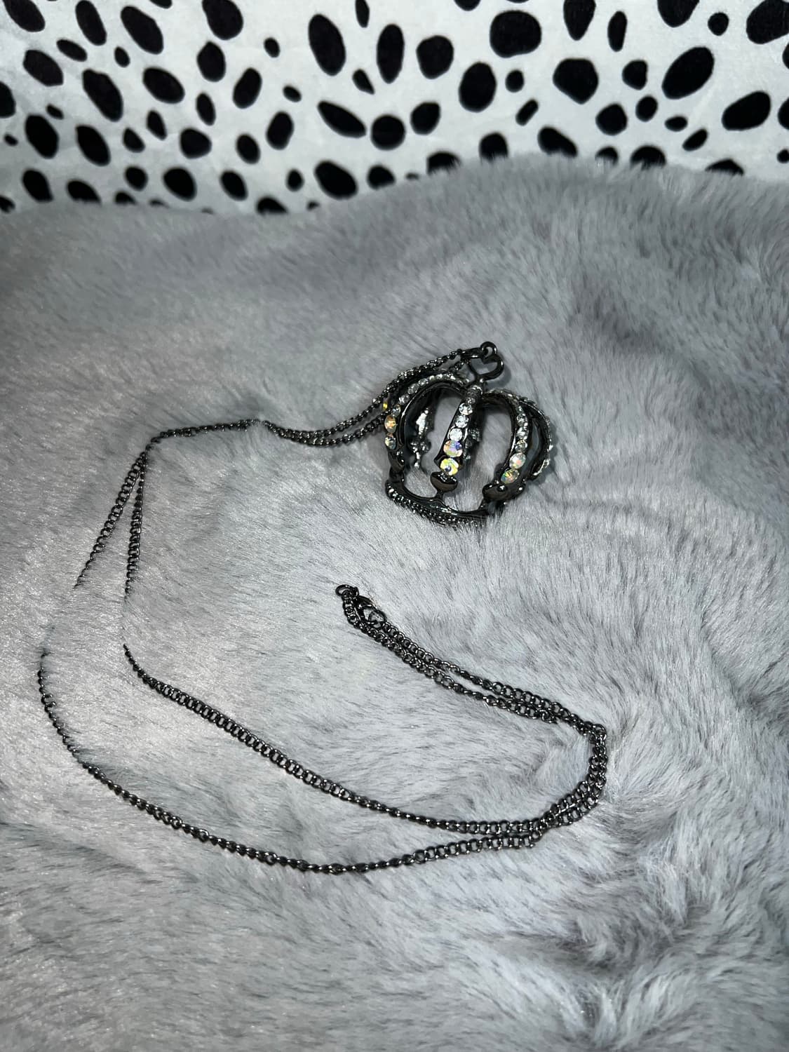 빈티지 엔틱 왕관 갸루 펑크 목걸이  상품이미지1